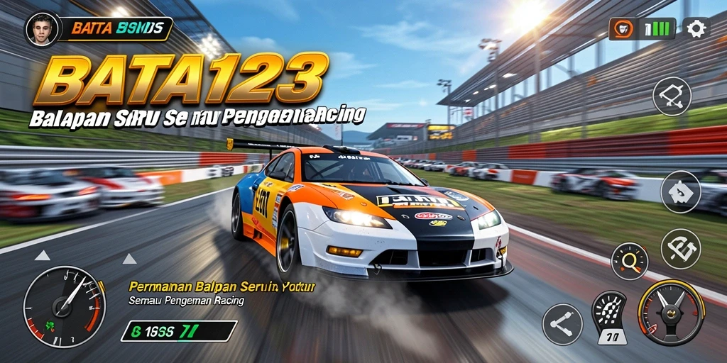 Gameplay seru BATA123 dengan balapan penuh aksi.