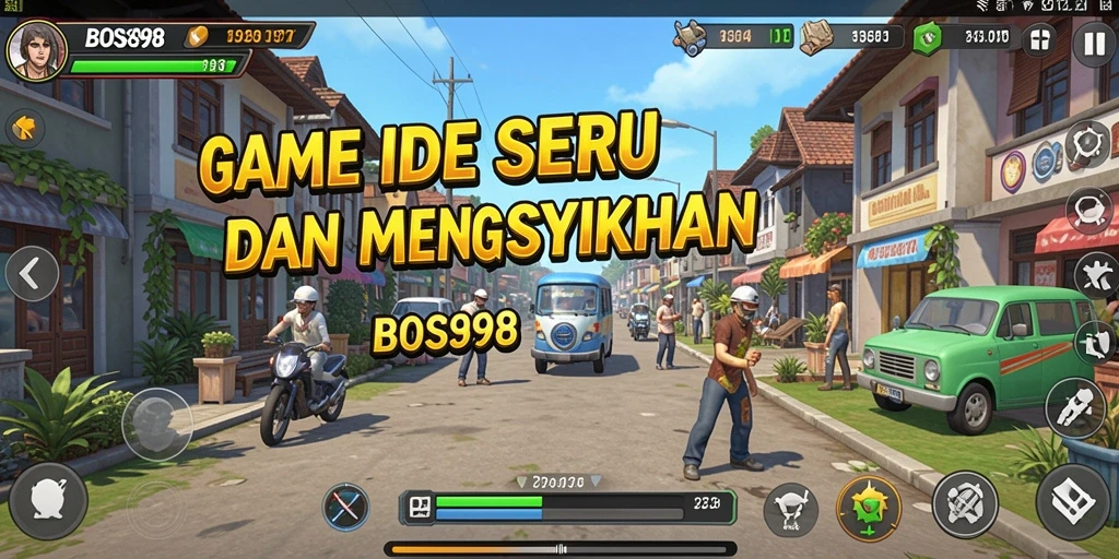 Screenshot gameplay BOS898 menampilkan manajemen Idle yang menyenangkan.