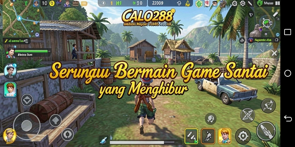 Tampilan gameplay yang ceria dan menghibur di CALO288.