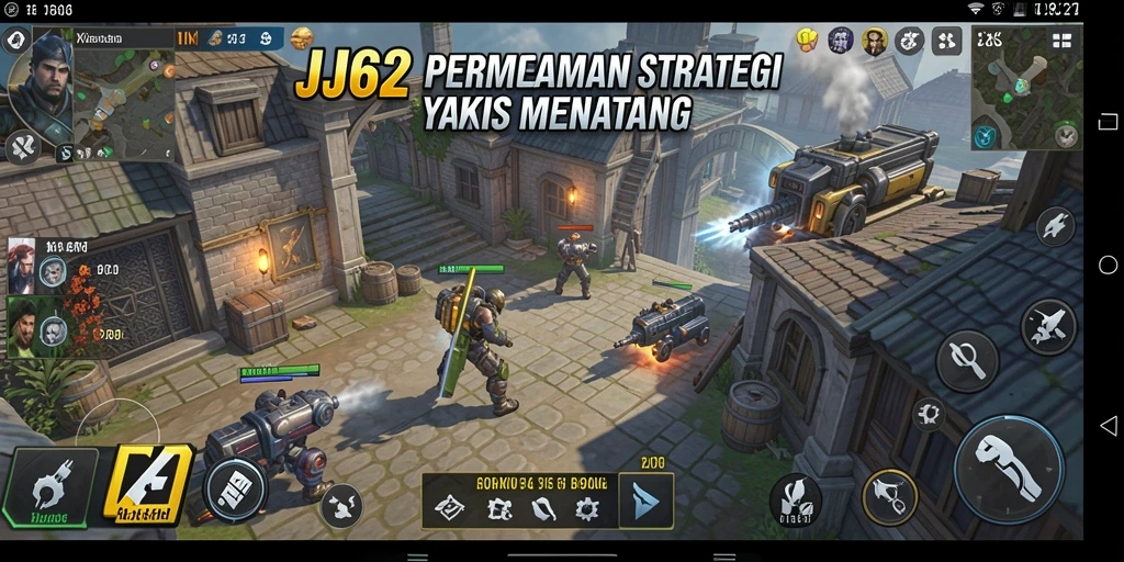 Tampilan gameplay mendebarkan dari JJ62 yang menantang strategi.