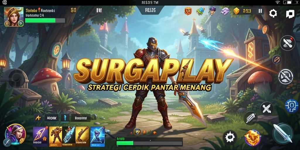 Tampilan gameplay SURGAPLAY yang penuh strategi dan dinamika.