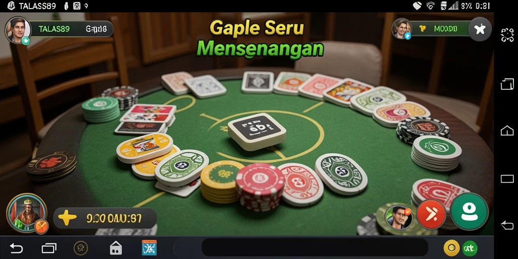 Tampilan gameplay TALAS89 yang seru dan interaktif di Gaple.