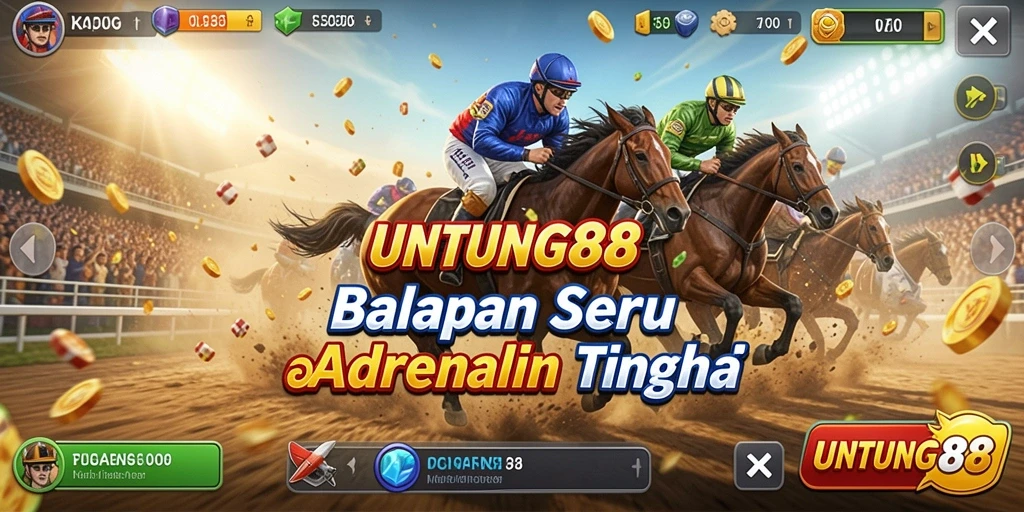 Gameplay seru balapan di UNTUNG88 dengan grafis menakjubkan.